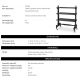 Biblioteci-Rafturi - Raft cu roti design LUX Lysander