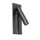 Aplica cu reader LED directionabil stil minimalist GABO negru