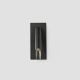 Aplice, corpuri de iluminat pentru pereti - Aplica cu reader LED directionabil stil minimalist GABO USB C negru