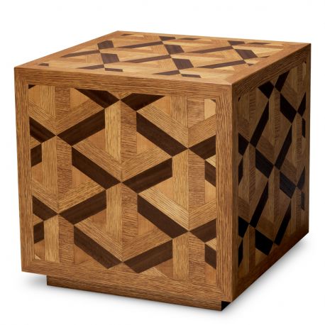 Masute Living - Masuta laterala design LUX furnir de stejar Rubicon
