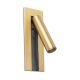 Aplice, corpuri de iluminat pentru pereti - Aplica cu reader LED directionabil stil minimalist GABO USB C bronz