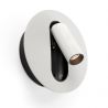 Aplica cu reader LED directionabil stil minimalist TIMIT alb
