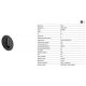 Aplice, corpuri de iluminat pentru pereti - Aplica cu reader LED directionabil stil minimalist TIMIT negru