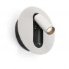 Aplica cu reader LED directionabil stil minimalist TIMIT USB C alb