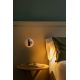 Aplice, corpuri de iluminat pentru pereti - Aplica cu reader LED directionabil stil minimalist TIMIT USB C alb