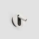 Aplice, corpuri de iluminat pentru pereti - Aplica cu reader LED directionabil stil minimalist TIMIT USB C alb