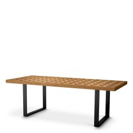 Masa dining LUX furnir de stejar Rubicon L, 300x115cm
