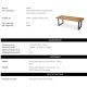 Mese dining - Masa dining LUX furnir de stejar Rubicon L, 230x100cm