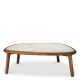 Masute Living - Masuta de cafea LUX, Marmura, Lemn, Wilma