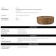 Masute Living - Masuta de cafea LUX, Furnir de stejar, Velutto
