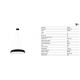 Pendule, Lustre suspendate - Lustra LED suspendata design circular COCOTTE D-43cm negru