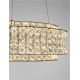 Candelabre, Lustre - Lustra suspendata LED auriu, cristale sticla CELYSIA 60cm