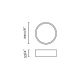 Plafoniere cu spoturi, Spoturi aplicate - Plafoniera LED design circular ARIS 20W negru