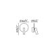 Aplice, corpuri de iluminat pentru pereti - Aplica cu reader LED directionabil stil minimalist DUAS USB C alb