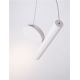 Pendule, Lustre suspendate - Pendul, Lustra LED design minimalist VERO alb