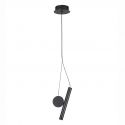Pendul, Lustra LED design minimalist VERO negru