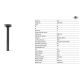 Stalpi - Stalp LED iluminat exterior IP65 ESPO H-60cm gri