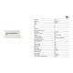 Spoturi - Spot LED incastrabil iluminat ambiental IP65 MANI alb