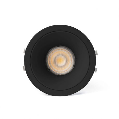 Spoturi tavan fals - Spot LED incastrabil tavan orientabil LOX 2700K negru