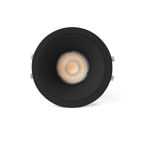 Spoturi tavan fals - Spot LED incastrabil tavan orientabil LOX 3000K negru