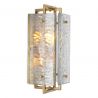 Aplica de perete LUX sticla, alama vintage Solara