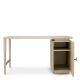 Birouri - Birou Design LUX, Lemn, Rattan, Borchard stejar albit