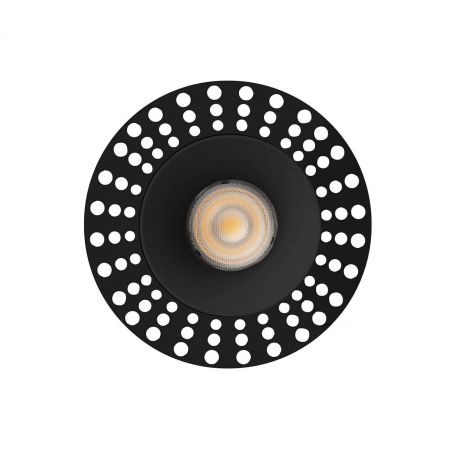 Spoturi tavan fals - Spot LED incastrabil tavan orientabil trimless LOX 2700K negru