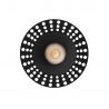 Spot LED incastrabil tavan orientabil trimless LOX 2700K negru
