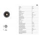 Spoturi tavan fals - Spot LED incastrabil tavan orientabil trimless LOX 2700K negru
