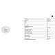 Iluminat pentru baie - Spot LED baie incastrabil tavan IP65 TAST R alb