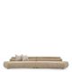 Canapele - Canapea curbata design LUX Marvella, Valente beige