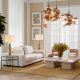 Canapele - Canapea design LUX Lounge Club L, Nuoro beige