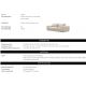 Canapele - Canapea design LUX Lounge Club L, Nuoro beige