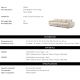 Canapele - Canapea design LUX Brighton, Nuoro beige