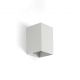 Aplice, corpuri de iluminat pentru pereti - Aplica perete aluminiu alb, 1xGU10, LUNE square
