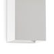 Aplice, corpuri de iluminat pentru pereti - Aplica perete aluminiu alb, 1xGU10, LUNE square