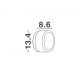 Aplice - Aplica perete exterior, LED 3000K, Protectie IP65, POLLUX alb