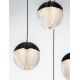 Pendule, Lustre suspendate - Lustra cu 5 pendule LED ALICIA negru
