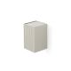 Aplice, corpuri de iluminat pentru pereti - Aplica perete aluminiu striat gri, 1xGU10, LUNE square