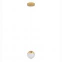 Lustra, Pendul modern LED ALICIA auriu