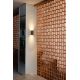 Aplice, corpuri de iluminat pentru pereti - Aplica perete aluminiu terracotta, 2xGU10, LUNE square