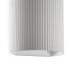 Aplice, corpuri de iluminat pentru pereti - Aplica perete aluminiu striat alb, 1xGU10, SOLE round