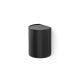 Aplice, corpuri de iluminat pentru pereti - Aplica perete aluminiu striat negru, 1xGU10, SOLE round