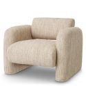Fotoliu modern LUX Vesper, Boucle sonata cream