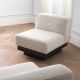 Fotolii - Fotoliu modern LUX Bastion, Seashell off-white