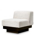 Fotoliu modern LUX Bastion, Seashell off-white
