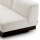 Canapele - Canapea moderna LUX Bastion, Seashell off-white