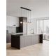 Pendule, Lustre suspendate - Lustra cu 5 pendule LED ALICIA negru