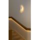 Aplice, corpuri de iluminat pentru pereti - Aplica perete aluminiu alb, 1xGU10, SOLE round