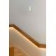 Aplice, corpuri de iluminat pentru pereti - Aplica perete aluminiu alb, 1xGU10, SOLE round